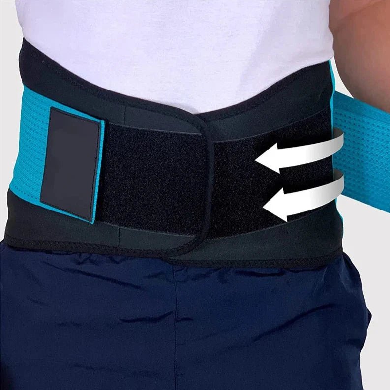 Ceinture Lombaire - LumbarSupportBelt™ - Bleu - Empreur fitness