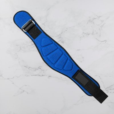 Ceinture pour la musculation - FitnessWaistBelts™ - Bleu - Empreur fitness