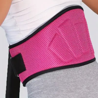 Ceinture pour la musculation - FitnessWaistBelts™ - Rose - Empreur fitness