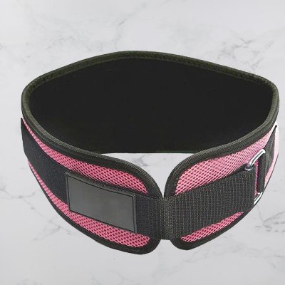 Ceinture pour la musculation - FitnessWaistBelts™ - Rose - Empreur fitness