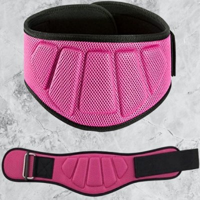 Ceinture pour la musculation - FitnessWaistBelts™ - Rose - Empreur fitness