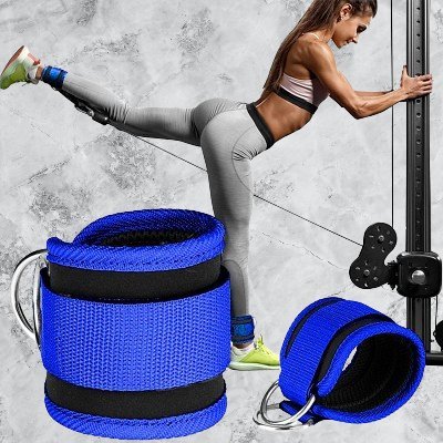 Sangle cheville fitness - AnkleTrainingBelt™ - Bleu - Empreur fitness