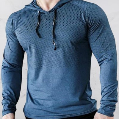 Sweat shirt homme - FitnessSweatshirt™ - Bleu - Empreur fitness