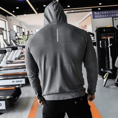 Sweat shirt homme - FitnessSweatshirt™ - Gris - Empreur fitness